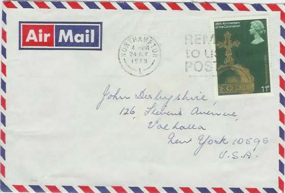 Envelope front