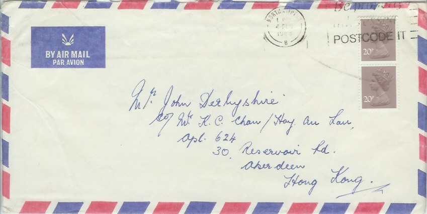 Envelope front