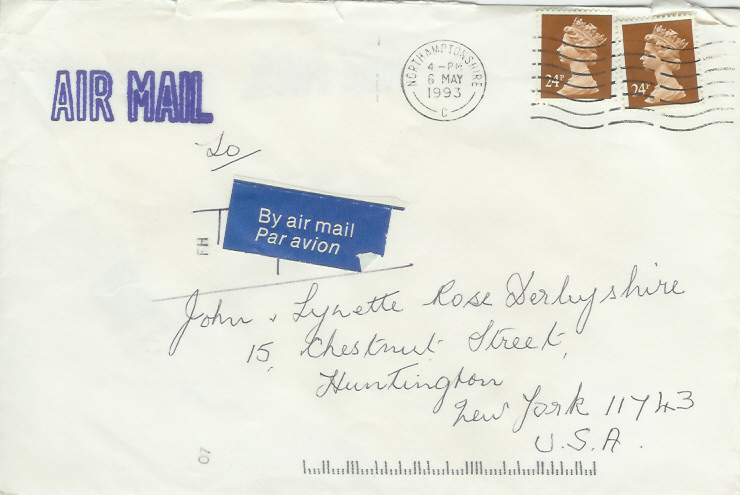 Envelope front
