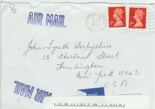 Envelope front