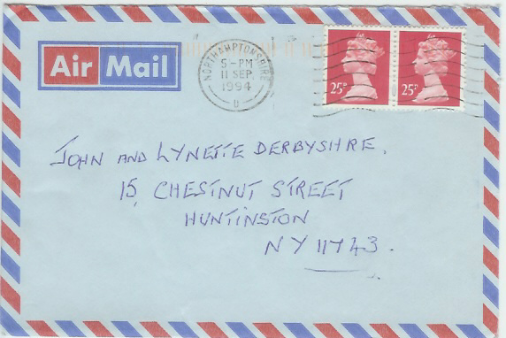 Envelope front