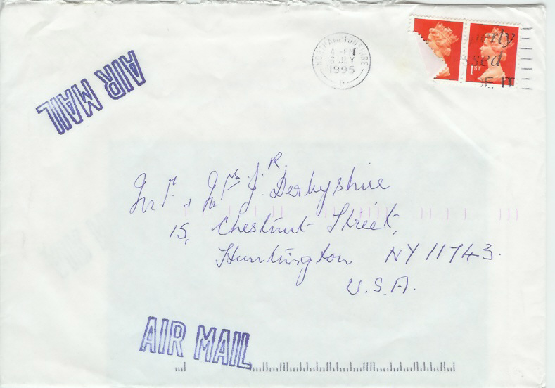 Envelope front